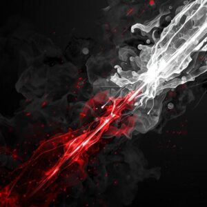 Abstract energy flow symbolizing remote entity clearing and energetic separation