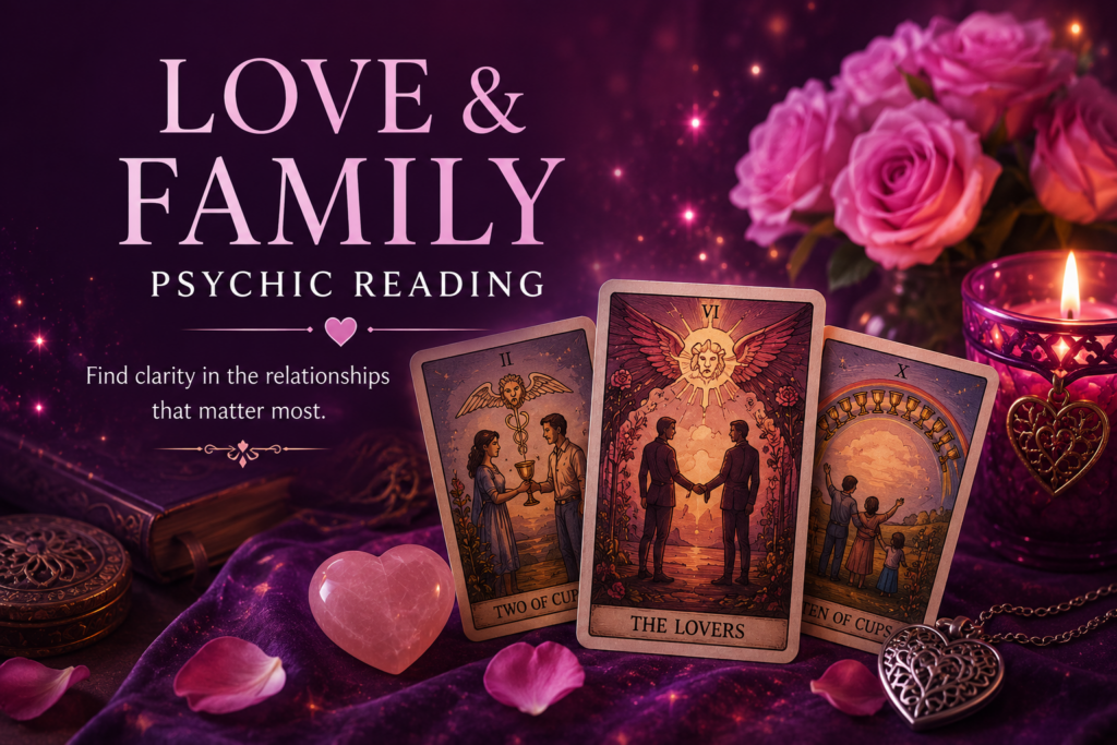 Love & Family Psychic Reading with Tarot cards, Elder Runes and intuitive spiritual guidance by Agnes Hayes