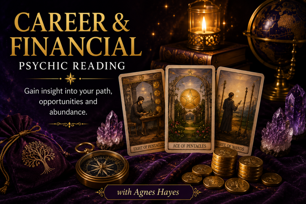 Career & Financial Psychic Reading with Tarot cards, Elder Runes and intuitive spiritual guidance by Agnes Hayes