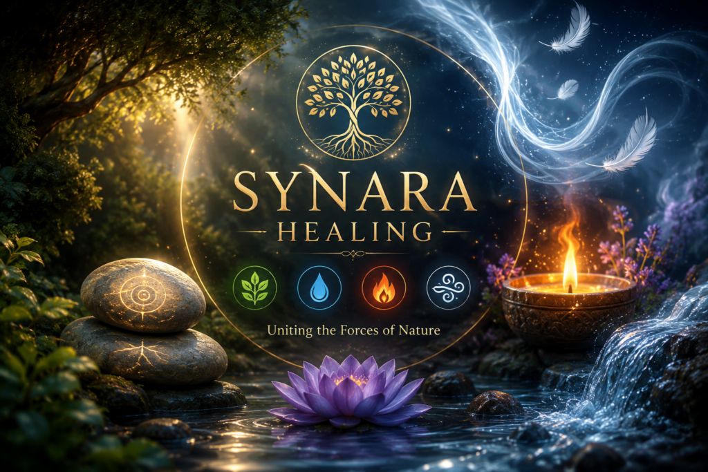 Synara Healing™ – personalised energy healing method inspired by the four natural elements