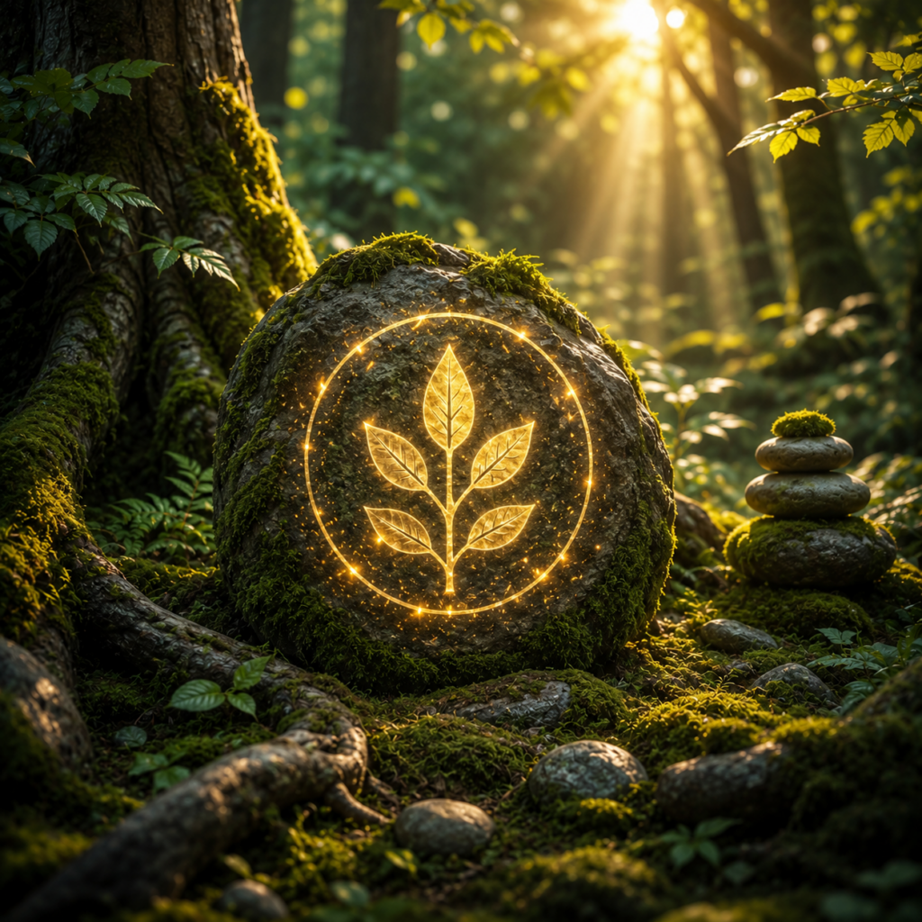 Earth element in Synara Healing™ representing stability, grounding, protection, and inner strength