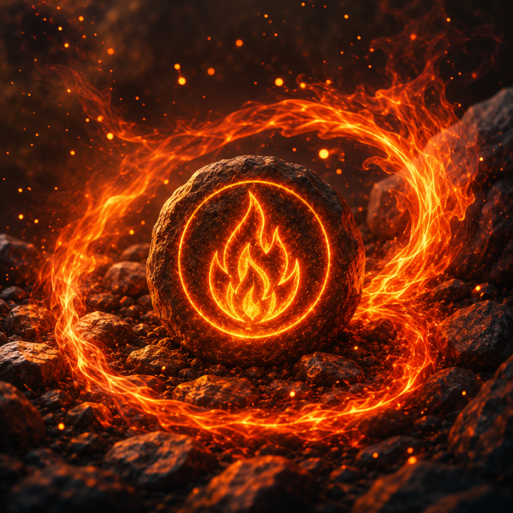 Fire element in Synara Healing™ representing transformation, personal power, courage, and inner strength