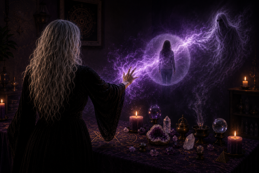 Remote person ghost removal and aura cleansing spiritual service