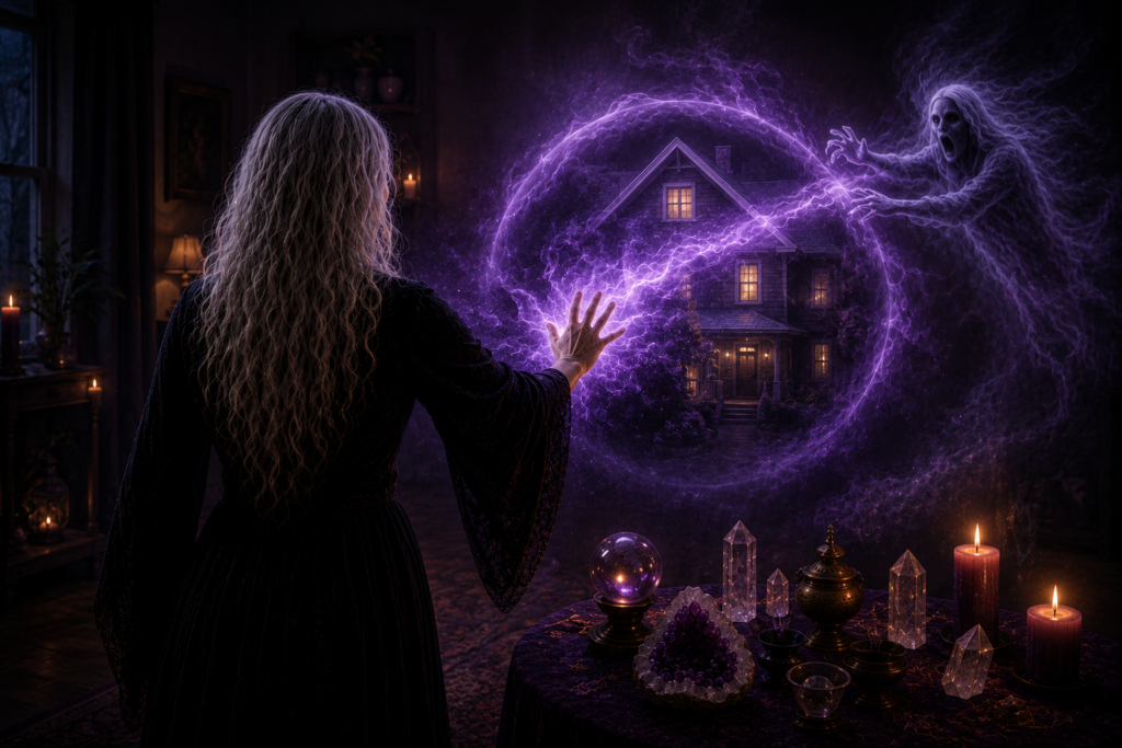 Remote house ghost removal and spiritual energy cleansing