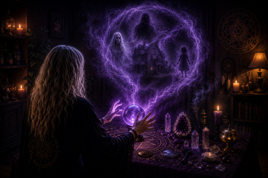 Remote ghost analysis using clairvoyance and spiritual energy assessment