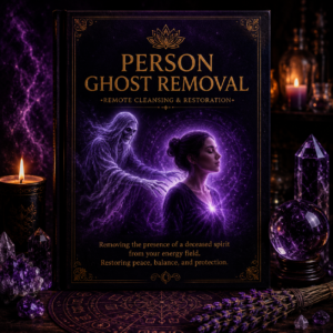 Person Ghost Removal – remote spiritual cleansing of a deceased spirit connected to a person’s energetic field