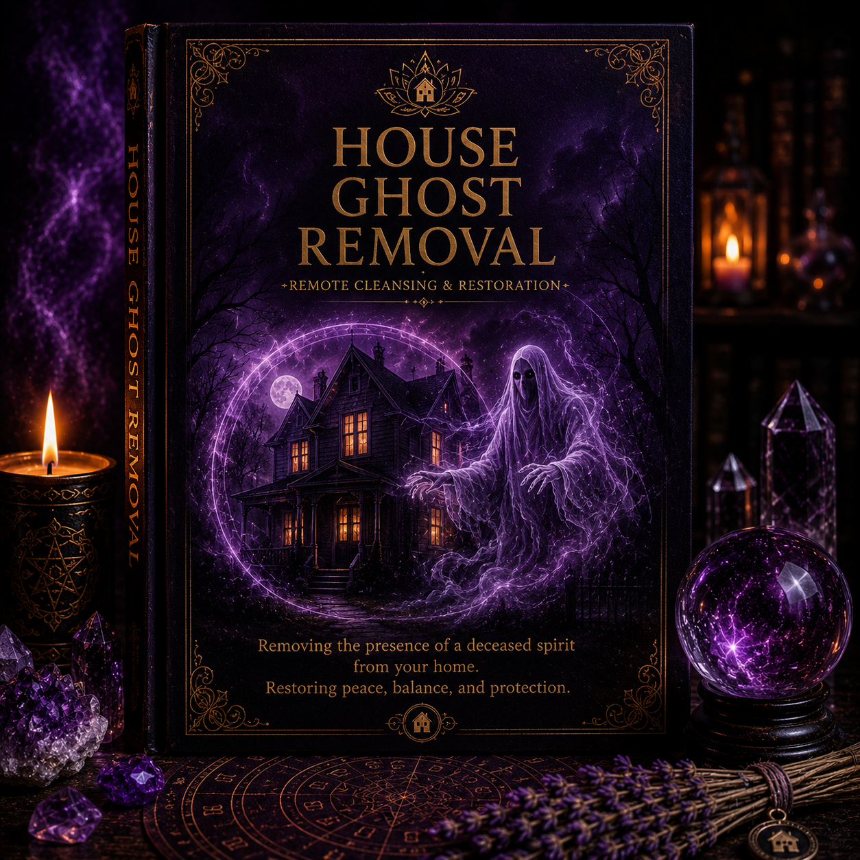 House Ghost Removal – remote spiritual cleansing of a deceased spirit connected to a home