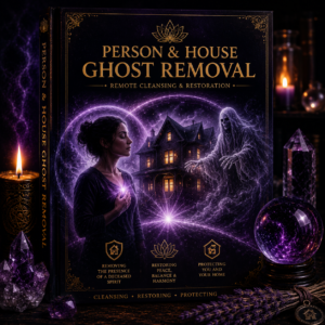 Person & House Ghost Removal – remote spiritual cleansing for a deceased spirit connected to a person and home