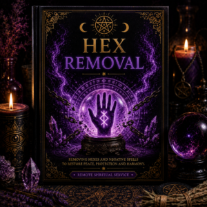Remote Hex Removal service for clearing hexes and negative magical influences