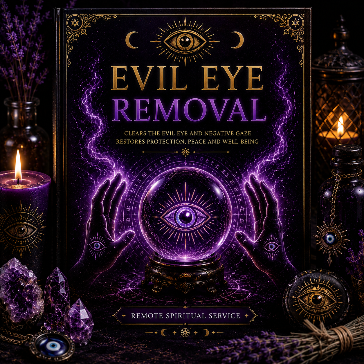 Remote Evil Eye Removal service for clearing the evil eye and negative energetic influences