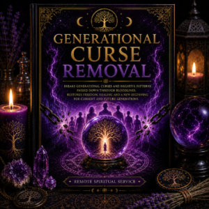 Generational Curse Removal remote spiritual service for clearing inherited negative patterns