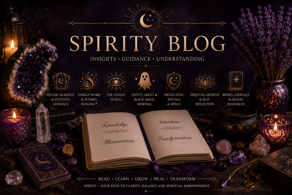 Spirity Blog with Psychic Readings, Synara Healing, unseen world, removal services, Spells, spiritual growth and Digital Products